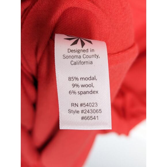 Athleta Solstice Dress Ruched Wool Athletic Activewear Fire Red Outdoor Size M - Picture 10 of 14